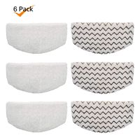 Rongbenyuan Bissell Steam Mop Pads 6 pcs for Bissell Powerfresh Steam Mop 1940 1440 1544 1806 2075 Series, Model 19402 19404 19408 19409 1940a 1940f 1940q 1940t 1940w B0006 B0017