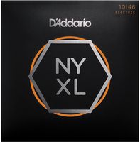 D'Addario NYXL1046 Nickel Plated Electric Guitar Strings, Regular Light,10-46 - High Carbon Steel Alloy for Unprecedented Strength - Ideal Combination of Playability and Electric Tone