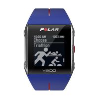 Polar V800 GPS Sports Watch, Blue, Heart Rate