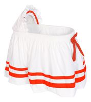 Baby Doll Bedding Modern Hotel Style II Bassinet Skirt, Orange