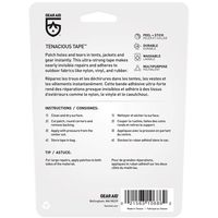 GEAR AID Tenacious Tape Nylon Repair Tape for Fabric and Vinyl, 3" x 20", Yellow