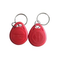 125khz RFID em4100 Key fob (Pack of 10) (Red)