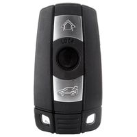 cciyu 1PC Uncut 3 Buttons Keyless Entry Remote Fob Replacement fit for BMW 325Ci 325xi 335is 330Ci 330xi 330i 323i 325i 328i 335i 328xi 335xi 335d 328i xDrive 335i xDrive (KR55WK49127, KR55WK49123)