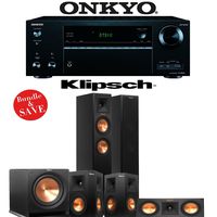Klipsch RP-250F 5.1 Reference Premiere Home Theater System with Onkyo TX-NR656 7.2-Ch Network AV Receiver