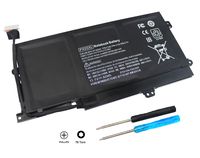 ROCKETY PX03XL Notebook PC Battery for HP Envy 14 Touchsmart M6 Series m6-k022dx m6-k025dx m6-k125dx m6-k010dx M6-K010DX m6-k012dx m6-k015dx m6-k002TX 715050-001 Tpn-c109 Tpn-c110 Tpn-c111 Laptop.