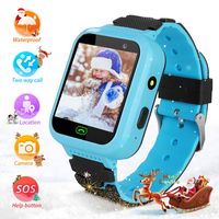 YENISEY Kids Smartwatch with GPS Tracker, Touchscreen Smartwatch with SOS Anti-Lost Remote Camera Flashlight Learning Game Watch Wrist Android Mobile Smart Watch for Christmas Birthday Gifts Boy Girl