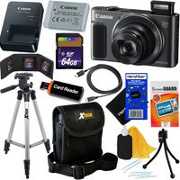 Canon PowerShot SX620 HS 20.2 MP Wi-Fi Digital Camera with 25x Optical Zoom & HD 1080p Video (Black) International Version + 12pc 64GB Deluxe Accessory Kit w/HeroFiber Gentle Cleaning Cloth