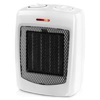 andily Space Heater Electric Heater for Home and Office Ceramic Small Heater with Thermostat, 750W/1500W ...