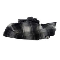 Scarf Camera Strap with Hidden Pocket (Tahoe Classic - Black and White Classic Plaid))