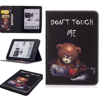 GNT Folio Case for Amazon Kindle Voyage, Premium PU Leather Wallet Flip Stand Case Cover for Amazon Kindle Voyage 6inch 2014(Bear)