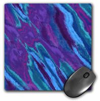3dRose Print of Purple And Turquoise Flow of Color - Mouse Pad, 8 by 8 inches (mp_194723_1)