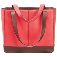 Day-Timer Leather Tote, 11-1/2 x 10 x 4 Inches, Pink (DTM48420)