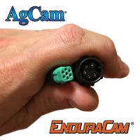 AgCam Camera to CNH 7-PIN Mini AMP Video Adapter Cable Allows for The Input of up to Three AgCam Cameras (one Camera per Adapter) into pre-Wired CNH Combines.