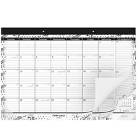 2020-2021 Large Desk Pad Calendar - 18-Month Desk Calendar for Monthly - 17 x 12-Inch Hangable Wall and Desktop Calendar for Home, School, and Office - Runs from January 2020 to July 2021