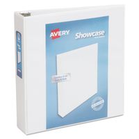 Avery Showcase Reference View Binder, 2 Capacity, White (19701)