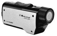 Midland XTC280VP1080p HD Wearable Action Camera with Image Stabilization, Submersible Case and Universal Mount (Black/Silver)