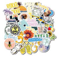 DXZN Vsco Cute Stickers for Water Bottles[50pcs] Vinyl Sticker Waterproof Aesthetic for Laptop Phone Computer PC Bike Helmet Car Motorcycle Bumper Luggage Helmet Skateboard Snowboard Girls Boys