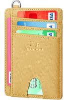 FurArt Slim Minimalist Wallet, Front Pocket Wallets, RFID Blocking, Credit Card Holder with Disassembly D-Shackle