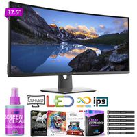 Dell U3818DW 37.5in 21:9 Curved IPS Monitor with Photo Essentials Software and Special 2 Year Extended Warranty (Renewed)