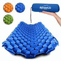 POWERLIX Sleeping Pad - Ultralight Inflatable Sleeping Mat, Ultimate for Camping, Backpacking, Hiking - Airpad, Inflating Bag, Carry Bag, Repair Kit - Compact & Lightweight Air Mattress (Blue)
