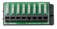Legrand-On-Q AC1058 8-Port Cat 5e Network Interface Module, 1.5" x 6.41" x 2.9", Green