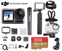 DJI OSMO Action - Waterproof Digital Action Camera, Professional Bundle, with Smatree Power Stick, Waterproof Case, 128GB Extreme SD Card, Tripod Stand, Harness Mount, Lens Cleaning Cloth and More