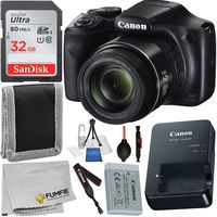 Canon PowerShot SX540 HS Digital Camera (1067C001) with Starter Accessory Bundle - Includes: SanDisk Ultra 32GB Memory Card & More