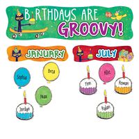 Pete the Cat Birthdays Are Groovy Mini Bulletin Board