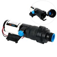 Amarine Made 12V Self-Priming RV Mount Macerator Waste Water Pump 45 LPM 12GPM Boat RV Marine