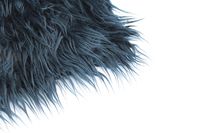 Faux Mongolian Fur Photography Prop, Newborn Prop, Basket Stuffer, Layering Blanket, Rug (Medium, 20"x36", Navy)