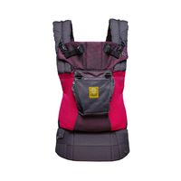 LÍLLÉbaby Complete Airflow 6-in-1 Ergonomic Baby & Child Carrier, Charcoal/Berry - Breathable Mesh