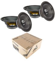 PRV Audio 8MB450-4 8" Midbass Mid Range Woofer 4 ohms 1800 Watts 96 dB 2" Voice Coil 2 Pair