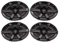 (4) MB Quart XK1-169 X-Line 6x9 400 Watt Car Audio 2-Way Coaxial Speakers