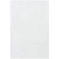 Flush Cut Foam Pouches, 24" x 36", White, 50/Case