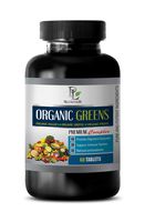 Cholesterol lowering Supplement - Greens Premium Organic Complex - Parsley Extract Organic - 1 Bottle 60 Tablets