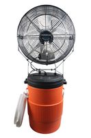 Ventamatic Premium Misting Fan w/Standalone Tank, Swamp Cooler for Commercial, Residential, Athletic (10 Gallon Mid Pressure)