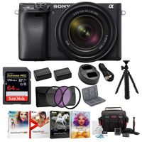 Sony a6400 Mirrorless Digital Camera Bundles (w/ 18-135mm)