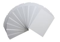 Golden State Art, Pack of 50, 5x7 Backing Board Only - for Art, Photos, Print - 4-Ply - 50 Single Backing Boards