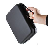 Navitech Black Shock Proof/Waterproof Walkie Talkie/Radio Case/Cover Compatible with The The BaoFeng UV-5R 136-174/400-480 MHz Dual-Band DTMF CTCSS DCS FM Ham Two Way Radio