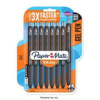 Paper Mate InkJoy Gel Pens, Fine Point, Black, 8 Count