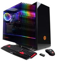 CyberpowerPC Gamer Master GMA888A Gaming PC (AMD Ryzen 3 2300X 3.5GHz, 8GB DDR4, AMD Radeon R7 240 2GB, 120GB SSD, 1TB HDD, 802.11AC WIFI & Win 10 Home) Black