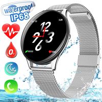 Smart Watch for Android Phone, Dreamoo IP68 Waterproof Blutetooth Smartwatch with Heart Rate Blood Pressure Monitor Fitness Tracker for Men Women Android iOS Mother's Day Birthday Gift