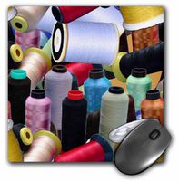 3dRose Sewing Thread Background Mouse Pad (mp_158189_1)