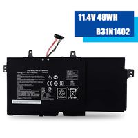 Emaks B31N1402 Battery B31BN9H for ASUS Q551 Q551L Q551LN Q551LN-BBI706 BSI708;Q552UB Q552UB-BHI7T12 N591LB 0B200-01050000 0B200-01050000M - 11.4V 48Wh/4110mAh