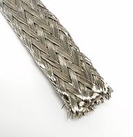 1/4" Stainless Steel Braided Sleeving (304SS) - Length: 5 Feet 1/4"