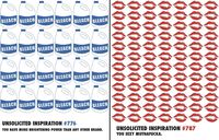 Quiplip Funny Birthday Cards Unsolicited Inspirations, 6-Pack (UI06186PCK)