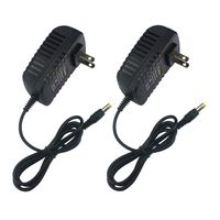 LED Lamp Belt Fittings, ALED LIGHT 2pcs 12 Volt 2 Amp LED Strip Light Power Adapter, AC to DC, 2.1mm X 5.5mm Plug, Regulated 12V 2A Power Supply Wall Plug for LED Strip Light