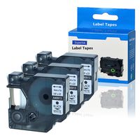 SuperInk 3 PK Black on White Compatible for DYMO D1 40913 S0720680 9mm Label Tape LabelManager 100 260P 280 420P