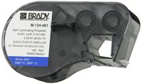 Brady M-124-461 Polyester B-461 Black on White/Clear Label Maker Cartridge, 1-41/64" Width x 1/2" Height, For BMP51/BMP53 Printers