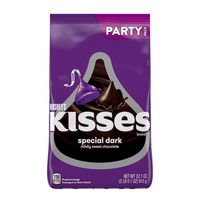HERSHEY'S KISSES SPECIAL DARK Easter Chocolate Candy, Perfect for Easter baskets and Decorations, Party Bag, 2 Pounds